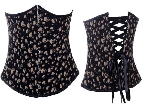 Corselet caveirinhas - Cód. GT 0862