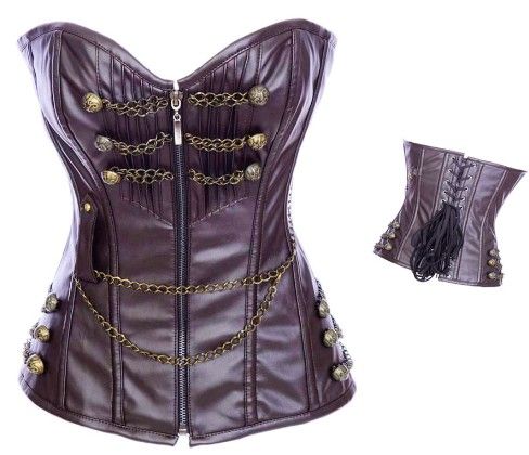 PROMOÇÃO: Corselet Sintético e correntes - Cód. GT zg014