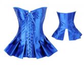 Corselet Azul pregueado - Cód. GT 2929