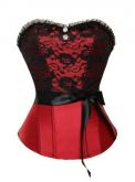 Corselet vermelho rendado - Cód. SFO 02