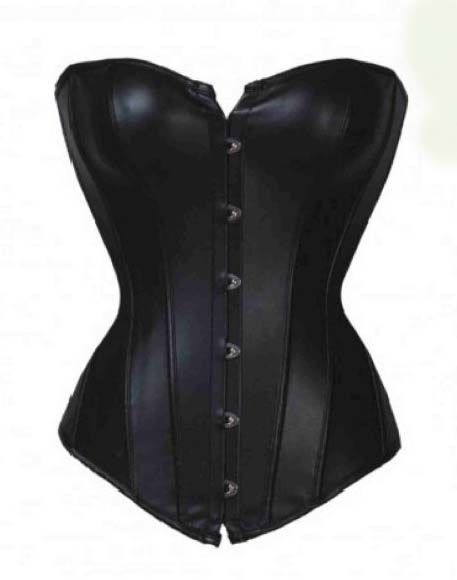 Corselet preto Sintético - Cód. SFO zz003