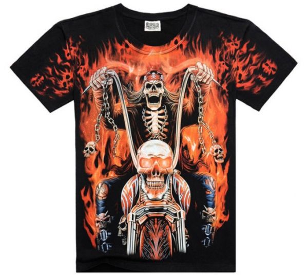 *NOVIDADE! Camiseta Rock - Caveira Moto 624