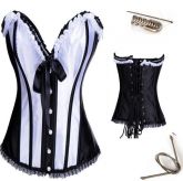 PROMOÇÃO: Corselet Preto e branco - Cód. GT A997