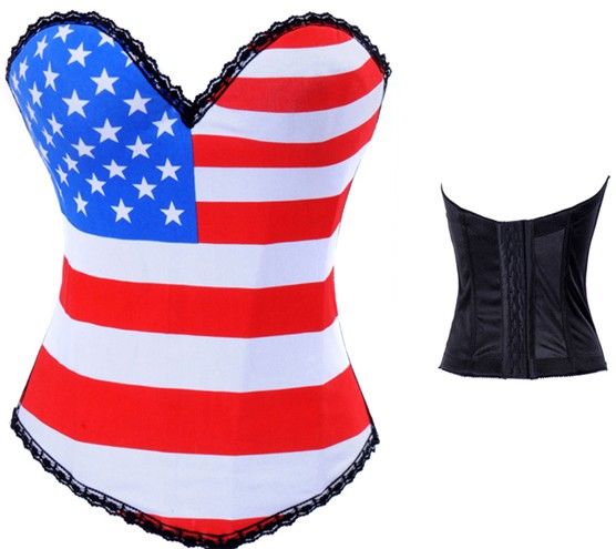 Corselet bandeira EUA- Cód. GT 3306