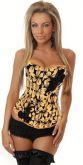 Corselet amarelo flores - Cód. GT 3314