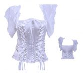 Corselet branco Mangas - Cód. GT3349