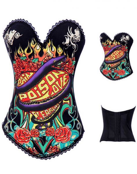 Corselet POISON LOVE - Cód. GT 3299