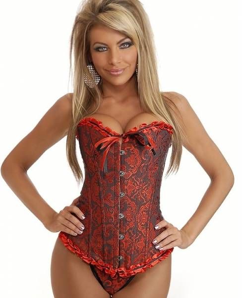 Corselet vermelho - Cód. STO 1727