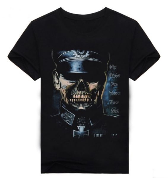 CAMISETA CAVEIRA POLICIAL