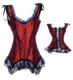 *ESGOTADO! Corselet vermelho rendas - Cód. GT1752