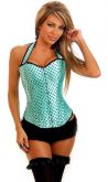 Corselet azul com bolinhas - Cód. SFO 3317