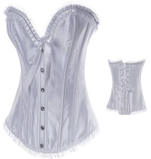 Corselet branco Diva - Cód. GT 1922