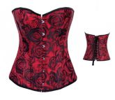 Corselet vermelho Oriental - Cód. GT 2947