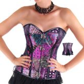 Corselet Roxo estampado - Cód.GT2903